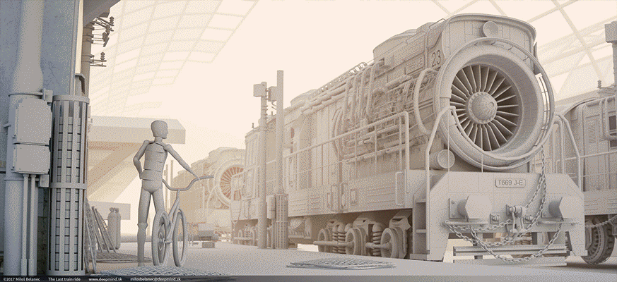3D-Kunst | 'The Last Train Ride' | Miloš Belanec