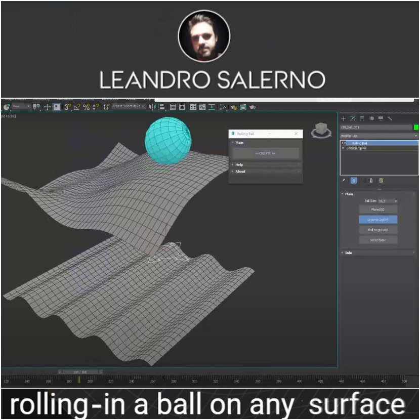 Leandro Salerno - Rolling Ball - 3dDS Max Script